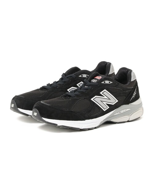 NEW BALANCE(ニューバランス)の「NEW BALANCE / M990(スニーカー・メンズ・ブラック/グレー・28.0cm/26.5cm/27.0cm/27.5cm/28.5cm/26.0cm)」の1枚目の写真