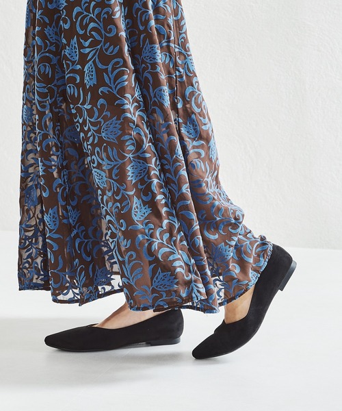 ORiental TRaffic（オリエンタルトラフィック）の「跳べるパンプス ポインテッドトゥフラット R-3205（パンプス・レディース・ベージュ/ブラック/オレンジ/カーキ・36/38/39/33/37/41/42/43/34/35/40）」の9枚目の写真