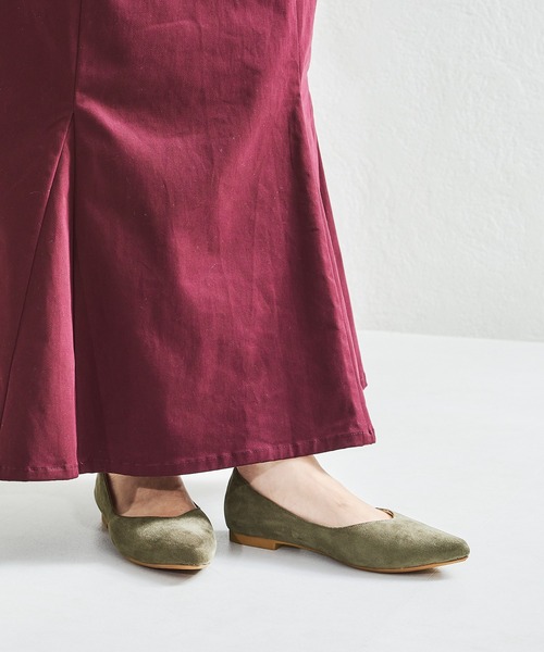 ORiental TRaffic（オリエンタルトラフィック）の「跳べるパンプス ポインテッドトゥフラット R-3205（パンプス・レディース・ベージュ/ブラック/オレンジ/カーキ・36/38/39/33/37/41/42/43/34/35/40）」の13枚目の写真