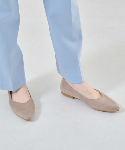 ORiental TRaffic（オリエンタルトラフィック）の「跳べるパンプス ポインテッドトゥフラット R-3205（パンプス・レディース・ベージュ/ブラック/オレンジ/カーキ・36/38/39/33/37/41/42/43/34/35/40）」の6枚目の写真