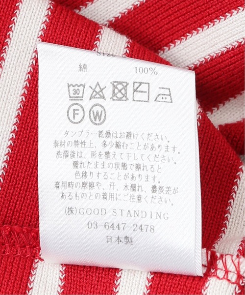 LENO(リノ)の「【LENO/リノ×JOURNAL STANDARD】別注 バスクシャツ(Tシャツ/カットソー・メンズ・レッド・X-SMALL/SMALL)」の12枚目の写真