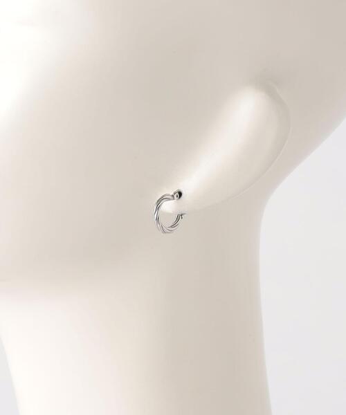 by Preek(バイプリーク)の「<by Preek>ツイストスモール フープピアス(ピアス(両耳用)・レディース・ゴールド/シルバー・FREE)」の10枚目の写真