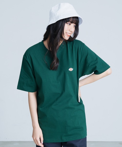Dickies(ディッキーズ)の「【DICKIES/ディッキーズ】ワンポイントブランドロゴ ミニワッペン 半袖Tシャツ(Tシャツ/カットソー・メンズ・ダークグリーン/ブラック/ブルー/ホワイト/ベージュ・X-LARGE/LARGE/MEDIUM)」の5枚目の写真
