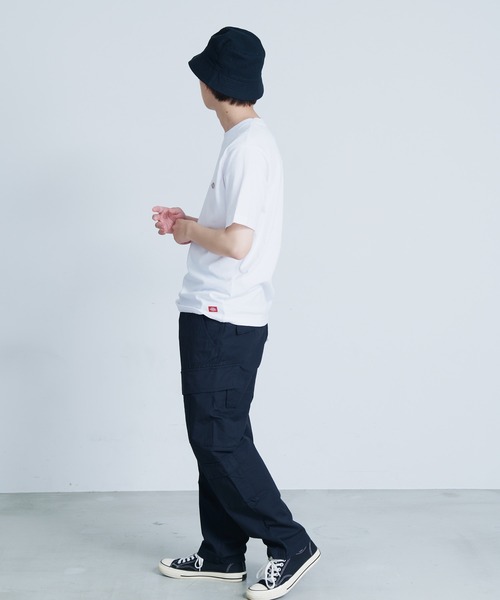 Dickies(ディッキーズ)の「【DICKIES/ディッキーズ】ワンポイントブランドロゴ ミニワッペン 半袖Tシャツ(Tシャツ/カットソー・メンズ・ダークグリーン/ブラック/ブルー/ホワイト/ベージュ・X-LARGE/LARGE/MEDIUM)」の8枚目の写真