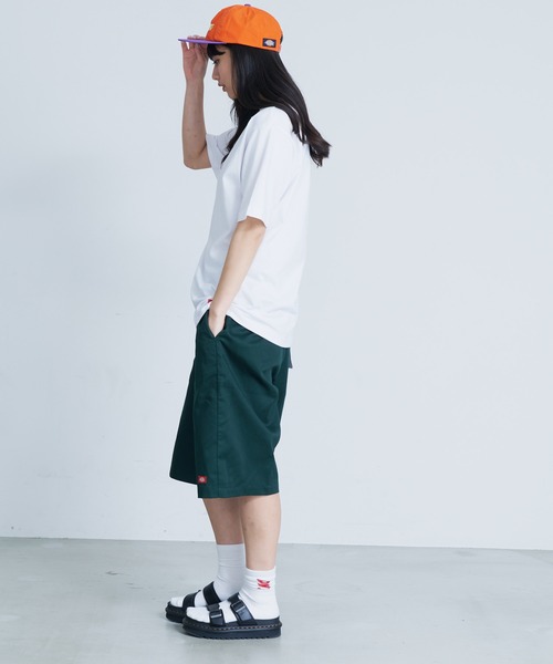 Dickies(ディッキーズ)の「【DICKIES/ディッキーズ】ワンポイントブランドロゴ ミニワッペン 半袖Tシャツ(Tシャツ/カットソー・メンズ・ダークグリーン/ブラック/ブルー/ホワイト/ベージュ・X-LARGE/LARGE/MEDIUM)」の14枚目の写真