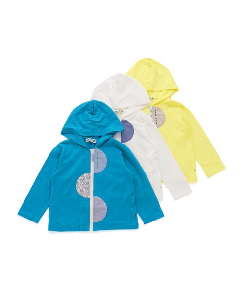 RAGMART（ラグマート）の「UVカットパーカー（パーカー・キッズ・イエロー/オフホワイト/ブルー・80ｃｍ/90cm/95cm）」の4枚目の写真