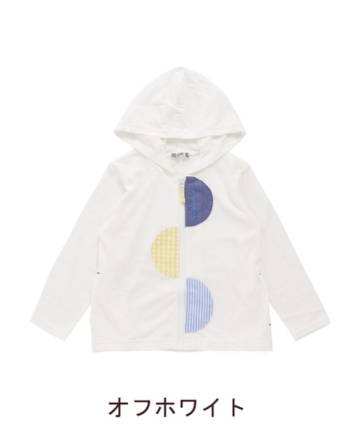 RAGMART（ラグマート）の「UVカットパーカー（パーカー・キッズ・イエロー/オフホワイト/ブルー・80ｃｍ/90cm/95cm）」の5枚目の写真