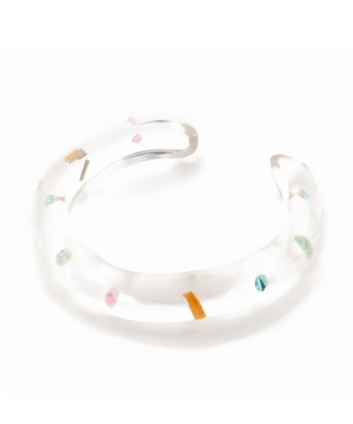 Casselini（キャセリーニ）の「Casselini(キャセリーニ)ジュレバングル（バングル/リストバンド・レディース・ミント/ホワイト/クリア/マルチ・FREE）」の10枚目の写真