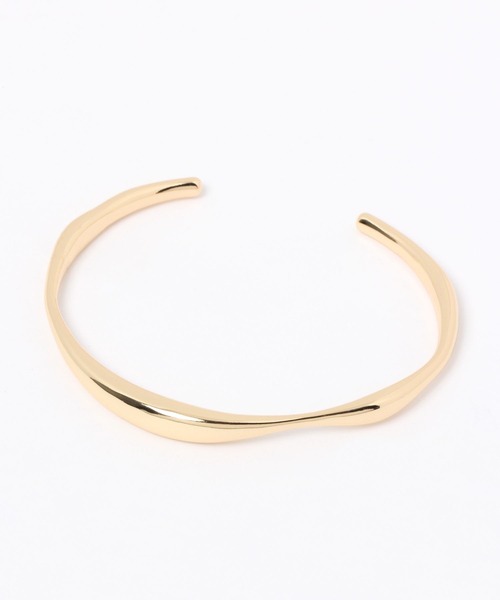 LEPSIM(レプシィム)の「メタルバングル1 274102(バングル/リストバンド・レディース・シルバー/ゴールド・ONE SIZE)」の2枚目の写真