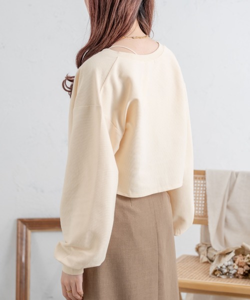 Ambre Neige(アンブルネージュ)の「ドットボタンカーディガン/【WEB/EC限定商品】(カーディガン/ボレロ・レディース・ライトグレー/ベージュ/アイボリー/ダークブラウン・FREE)」の15枚目の写真