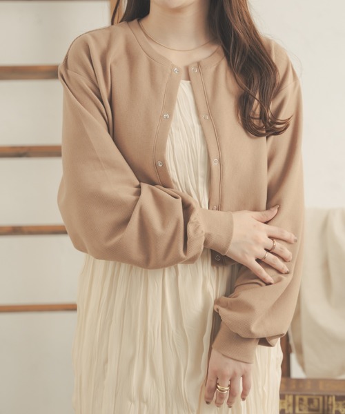 Ambre Neige(アンブルネージュ)の「ドットボタンカーディガン/【WEB/EC限定商品】(カーディガン/ボレロ・レディース・ライトグレー/ベージュ/アイボリー/ダークブラウン・FREE)」の20枚目の写真