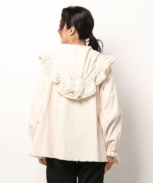 ピンクハウス　チェルシー　フリル付きゼッケンブルゾン フリルフーディブルゾン | 大人衣料 | axes femme online shop