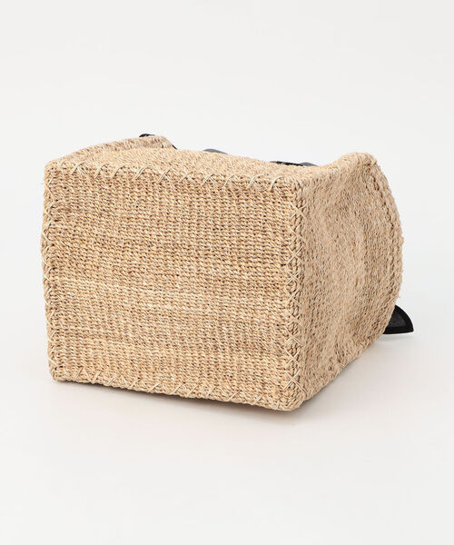 COTTO(コトゥー)の「【COTTO/コット】 アバカスクエア バスケットバッグ(トートバッグ・レディース・ブラック・FREE)」の11枚目の写真