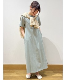 GAP | ウォッシュドロー ジャージー マキシワンピース(ワンピース)