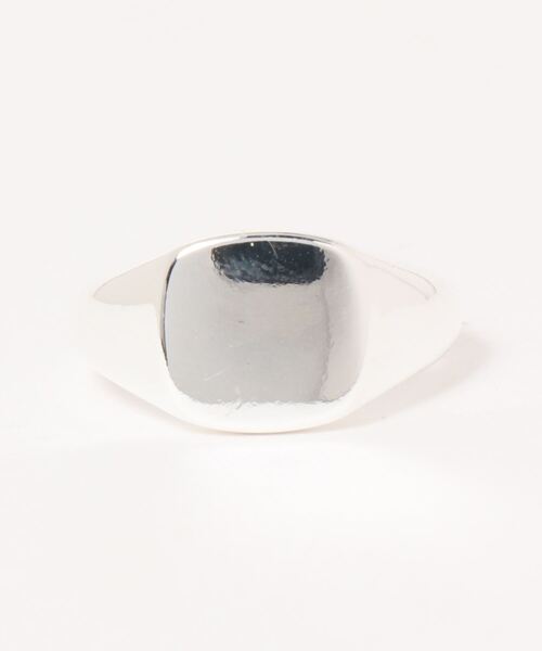 STYLE NUMBER（スタイルナンバー）の「【 STYLE NUMBER / スタイルナンバー 】 スクエア リング / SILVER 925（リング・レディース・シルバー/ゴールド・FREE）」の8枚目の写真