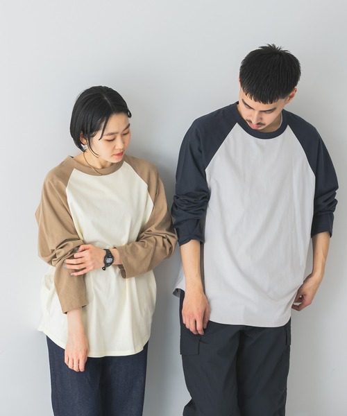 URBAN RESEARCH DOORS(アーバンリサーチドアーズ)の「ラウンドヘムラグランスリーブTシャツ(Tシャツ/カットソー・メンズ・ベージュ/グリーン/ネイビー・X-LARGE/MEDIUM/LARGE)」の19枚目の写真