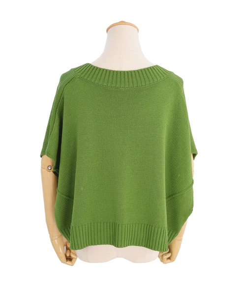 ＡＮＤＪ（アンドジェイ）の「リネンタッチ深Vネックニットベスト（ベスト・レディース・グリーン/ブラック・M）」の19枚目の写真