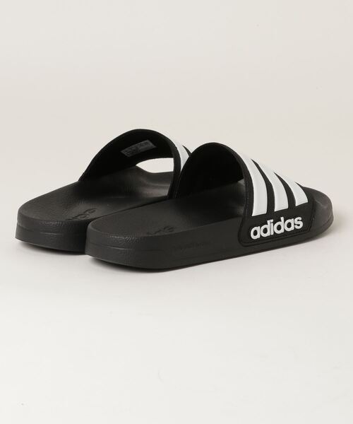 adidas(アディダス)の「アディダス adidas ADILETTE SHOWER U(サンダル・メンズ・ブラック・24.5cm/26.5cm/25.5cm/27.5cm/28.5cm/23.5cm)」の2枚目の写真