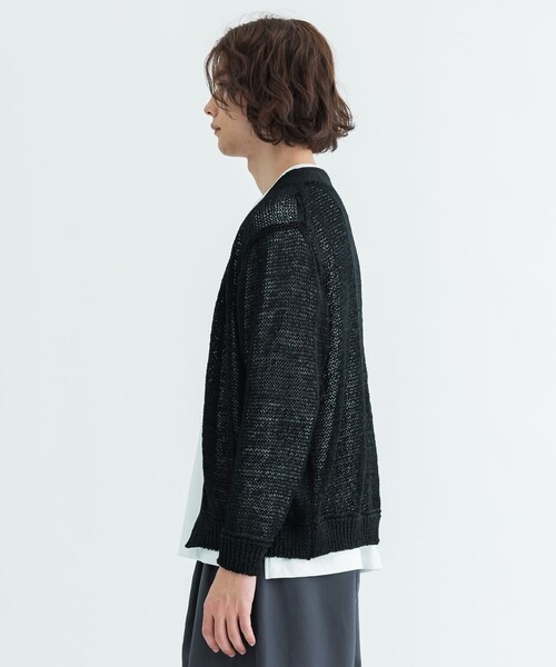 city（シティ）の「MESH CARDIGAN（カーディガン/ボレロ・メンズ・ブラック/グレー・FREE）」の19枚目の写真