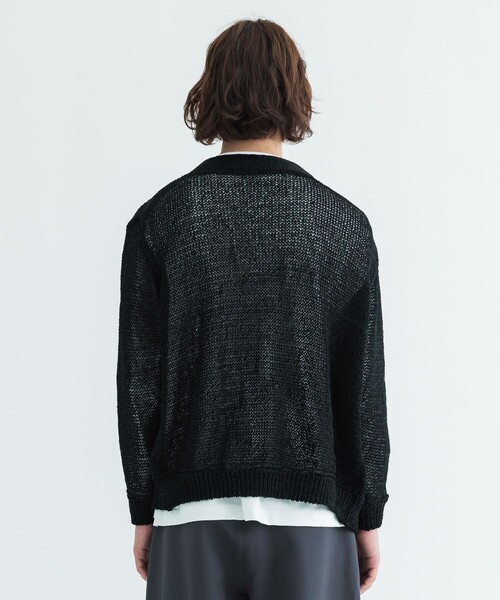 city（シティ）の「MESH CARDIGAN（カーディガン/ボレロ・メンズ・ブラック/グレー・FREE）」の9枚目の写真