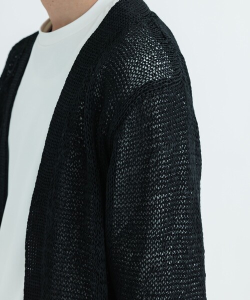 city（シティ）の「MESH CARDIGAN（カーディガン/ボレロ・メンズ・ブラック/グレー・FREE）」の17枚目の写真