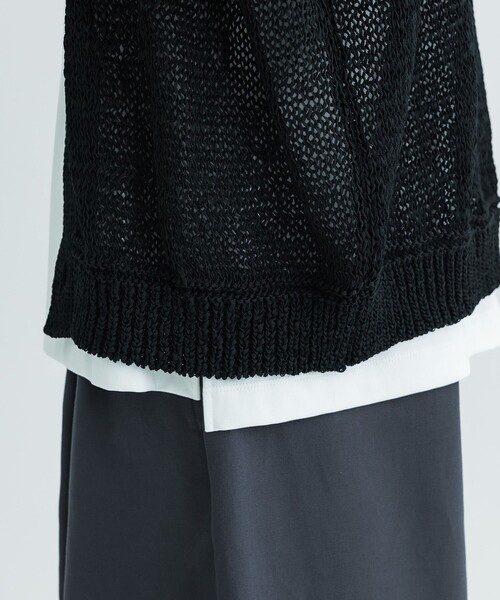 city（シティ）の「MESH CARDIGAN（カーディガン/ボレロ・メンズ・ブラック/グレー・FREE）」の15枚目の写真