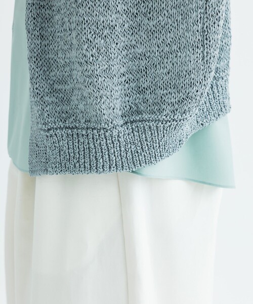 city（シティ）の「MESH CARDIGAN（カーディガン/ボレロ・メンズ・ブラック/グレー・FREE）」の21枚目の写真