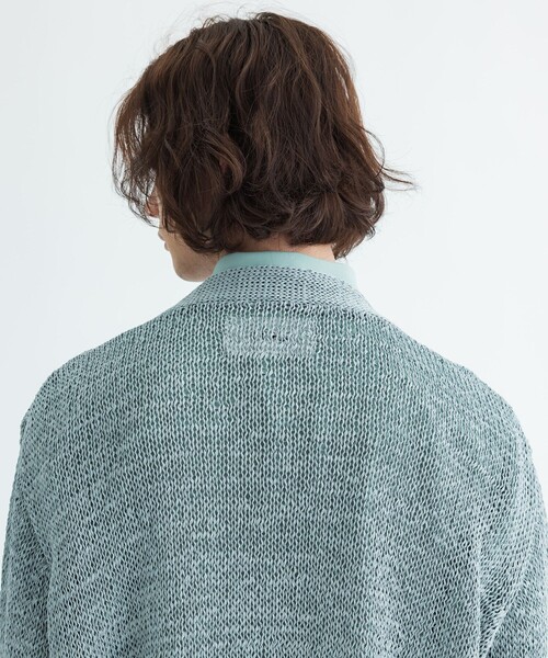 city（シティ）の「MESH CARDIGAN（カーディガン/ボレロ・メンズ・ブラック/グレー・FREE）」の11枚目の写真
