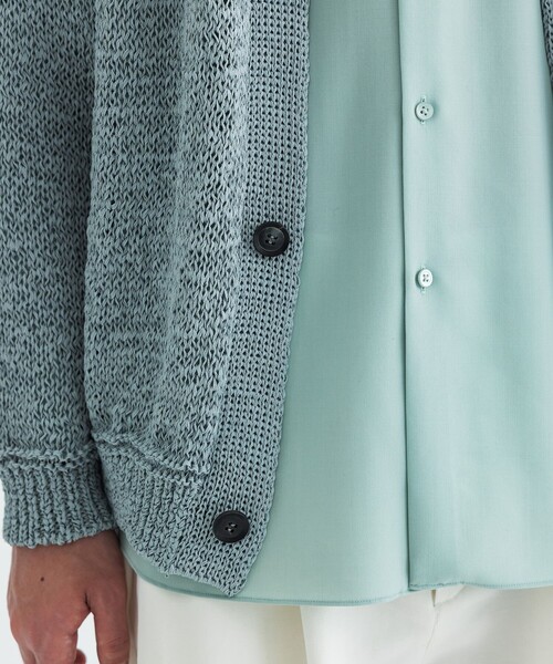city（シティ）の「MESH CARDIGAN（カーディガン/ボレロ・メンズ・ブラック/グレー・FREE）」の8枚目の写真