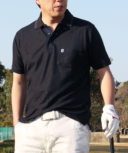 Malbon Golf × GREYSON ポロシャツ ネイビー 新品 M（L）
