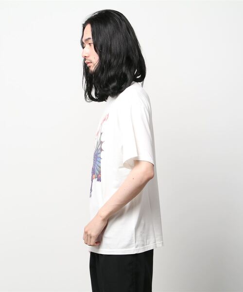 HYSTERIC GLAMOUR（ヒステリックグラマー）の「THE ROLLING STONES/SEPTEMBER 1973 Tシャツ（Tシャツ/カットソー・メンズ・ホワイト/ブラック・LARGE/X-LARGE/SMALL/MEDIUM）」の5枚目の写真