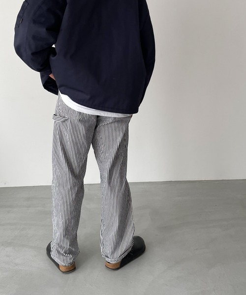 CANAL JEAN(キャナルジーン)の「YA-YA(ヤヤ) ヒッコリーペインターパンツ(その他パンツ・レディース・ネイビー系1・25/26)」の18枚目の写真