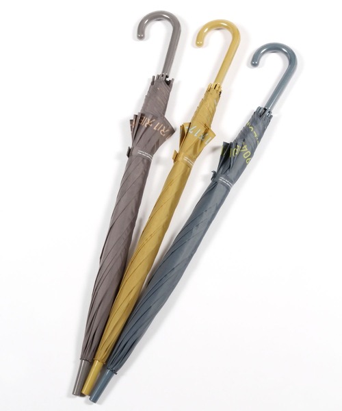 LAKOLE（ラコレ）の「大判レタリング長傘 / 258374（長傘・レディース・ネイビー/グレー/イエロー/マスタード/チャコール/ベージュ/ライトグレー・FREE）」の9枚目の写真