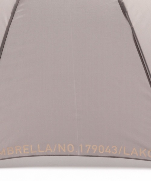 LAKOLE（ラコレ）の「大判レタリング長傘 / 258374（長傘・レディース・ネイビー/グレー/イエロー/マスタード/チャコール/ベージュ/ライトグレー・FREE）」の21枚目の写真