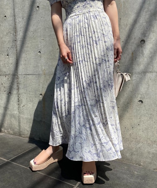 one after another NICE CLAUP(ワンアフターアナザーナイスクラップ)の「結婚式やオケージョンにもおすすめ バックリボンロングワンピース(ワンピース・レディース・ネイビー/アイボリー/ラベンダー/グレー系その他・FREE)」の7枚目の写真