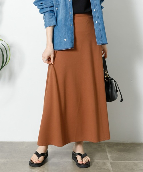 URBAN RESEARCH Sonny Label(アーバンリサーチサニーレーベル)の「セミマーメイドカットスカート(スカート・レディース・ブラウン/グレー系その他/ブラック・FREE)」の4枚目の写真