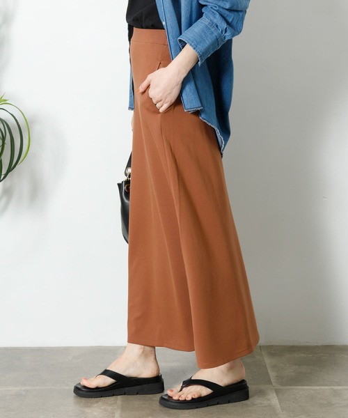 URBAN RESEARCH Sonny Label(アーバンリサーチサニーレーベル)の「セミマーメイドカットスカート(スカート・レディース・ブラウン/グレー系その他/ブラック・FREE)」の6枚目の写真