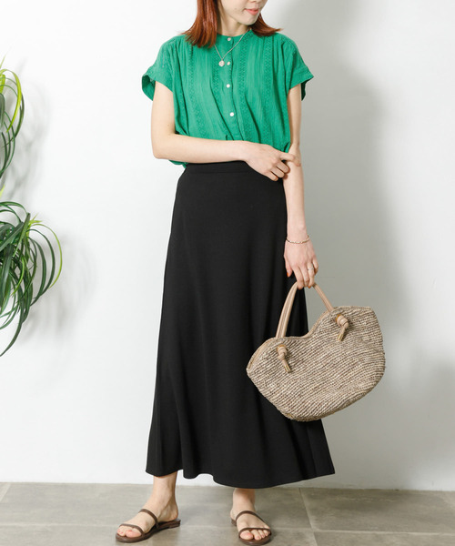 URBAN RESEARCH Sonny Label(アーバンリサーチサニーレーベル)の「セミマーメイドカットスカート(スカート・レディース・ブラウン/グレー系その他/ブラック・FREE)」の11枚目の写真