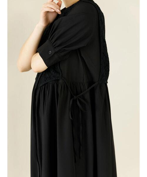 koe（コエ）の「ケープレイヤードワンピース*（ワンピース・レディース・ブラック/ホワイト・FREE）」の8枚目の写真