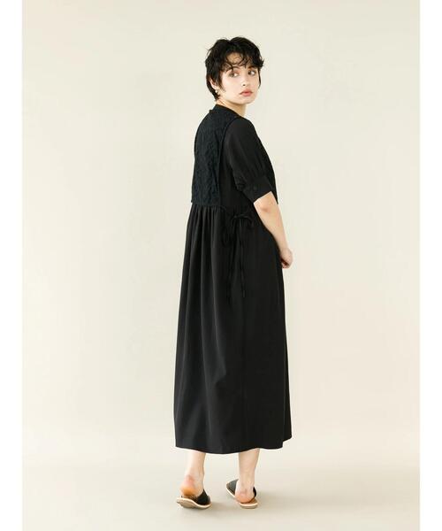 koe（コエ）の「ケープレイヤードワンピース*（ワンピース・レディース・ブラック/ホワイト・FREE）」の13枚目の写真