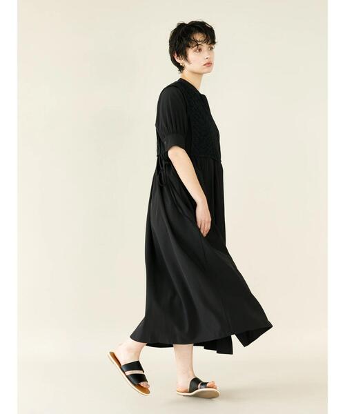 koe（コエ）の「ケープレイヤードワンピース*（ワンピース・レディース・ブラック/ホワイト・FREE）」の14枚目の写真