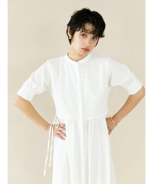 koe（コエ）の「ケープレイヤードワンピース*（ワンピース・レディース・ブラック/ホワイト・FREE）」の15枚目の写真