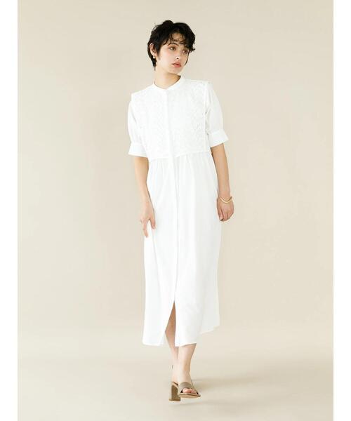 koe（コエ）の「ケープレイヤードワンピース*（ワンピース・レディース・ブラック/ホワイト・FREE）」の18枚目の写真