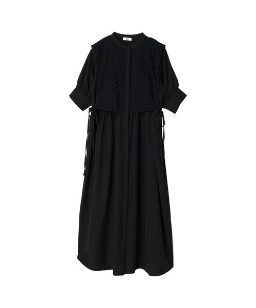 koe（コエ）の「ケープレイヤードワンピース*（ワンピース・レディース・ブラック/ホワイト・FREE）」の22枚目の写真