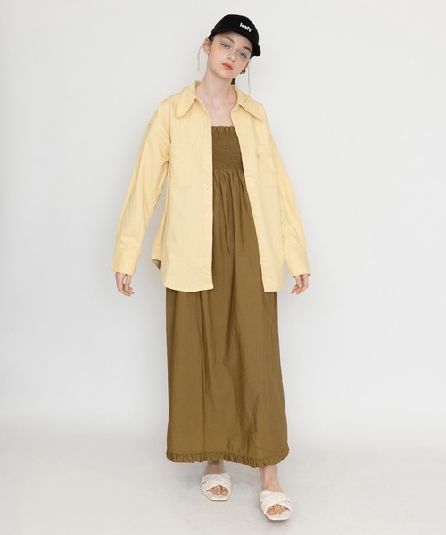 Levi's(リーバイス)の「LEVI'S(R) FRESH デニムシャツ BOTANICAL DYE(シャツ/ブラウス・レディース・マルチ・S/M/XS)」の4枚目の写真