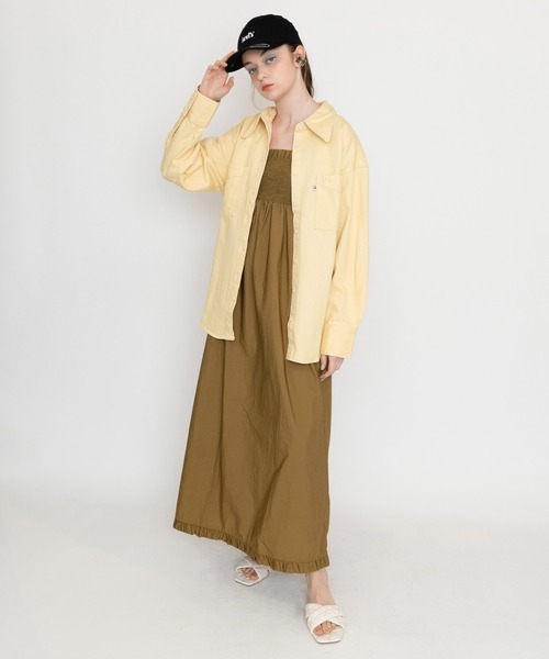 Levi's(リーバイス)の「LEVI'S(R) FRESH デニムシャツ BOTANICAL DYE(シャツ/ブラウス・レディース・マルチ・S/M/XS)」の5枚目の写真