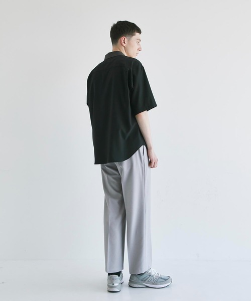 CITY TOKYO（シティトウキョウ）の「Reflax ファンクションワイドストレートパンツ（スラックス・メンズ・ライトグレー/ブラウン/グレイッシュベージュ・1/2）」の21枚目の写真