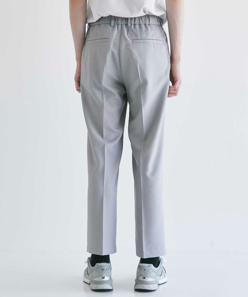 CITY TOKYO（シティトウキョウ）の「Reflax ファンクションワイドストレートパンツ（スラックス・メンズ・ライトグレー/ブラウン/グレイッシュベージュ・1/2）」の18枚目の写真