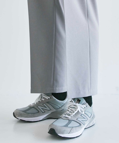 CITY TOKYO（シティトウキョウ）の「Reflax ファンクションワイドストレートパンツ（スラックス・メンズ・ライトグレー/ブラウン/グレイッシュベージュ・1/2）」の15枚目の写真