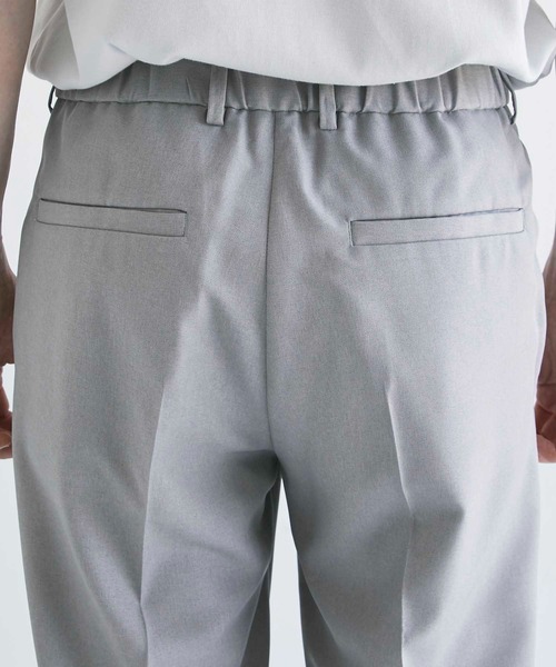 CITY TOKYO（シティトウキョウ）の「Reflax ファンクションワイドストレートパンツ（スラックス・メンズ・ライトグレー/ブラウン/グレイッシュベージュ・1/2）」の14枚目の写真